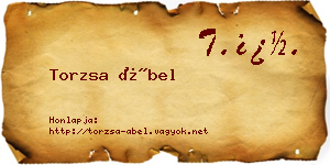 Torzsa Ábel névjegykártya